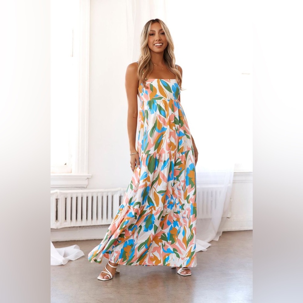 Hello Molly Multicolor Maxi Dress